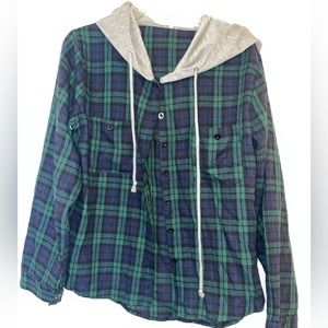 Hooded flannel